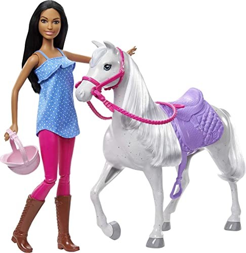 Mattel Mattel - Family Doll and Horse, Brunette HCJ53