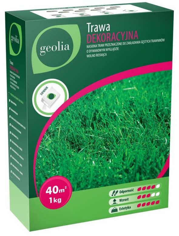 GEOLIA Nasiona trawy dekoracyjnej + mikoryza 1kg Geolia