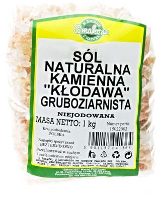 Smakosz Sól naturalna kamienna gruboziarnista 