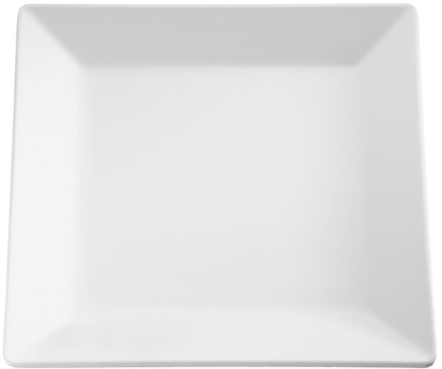 APS Półmisek kwadratowy z melaminy 370x370 mm, biały | Pure 83405
