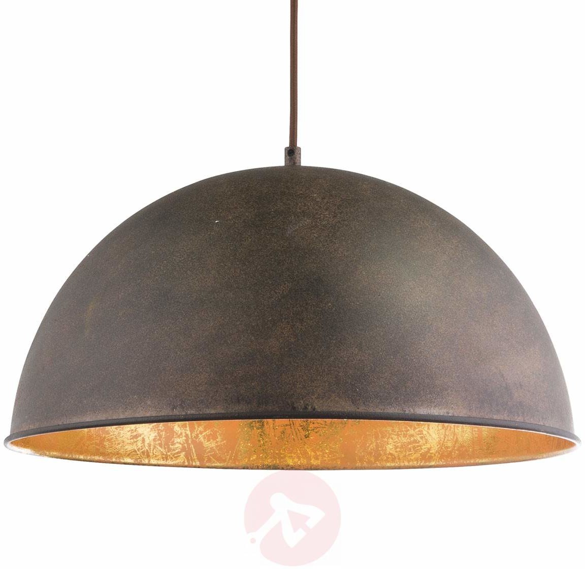 Globo Lighting LAMPA wisząca XIRENA 58307H metalowa OPRAWA zwis kopuła retro rdza XIRENA 58307H