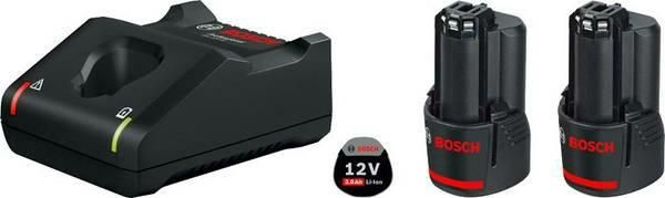 Bosch 2x 3.0Ah GAL 12V-40 Rechargeable Battery 1600A019RD