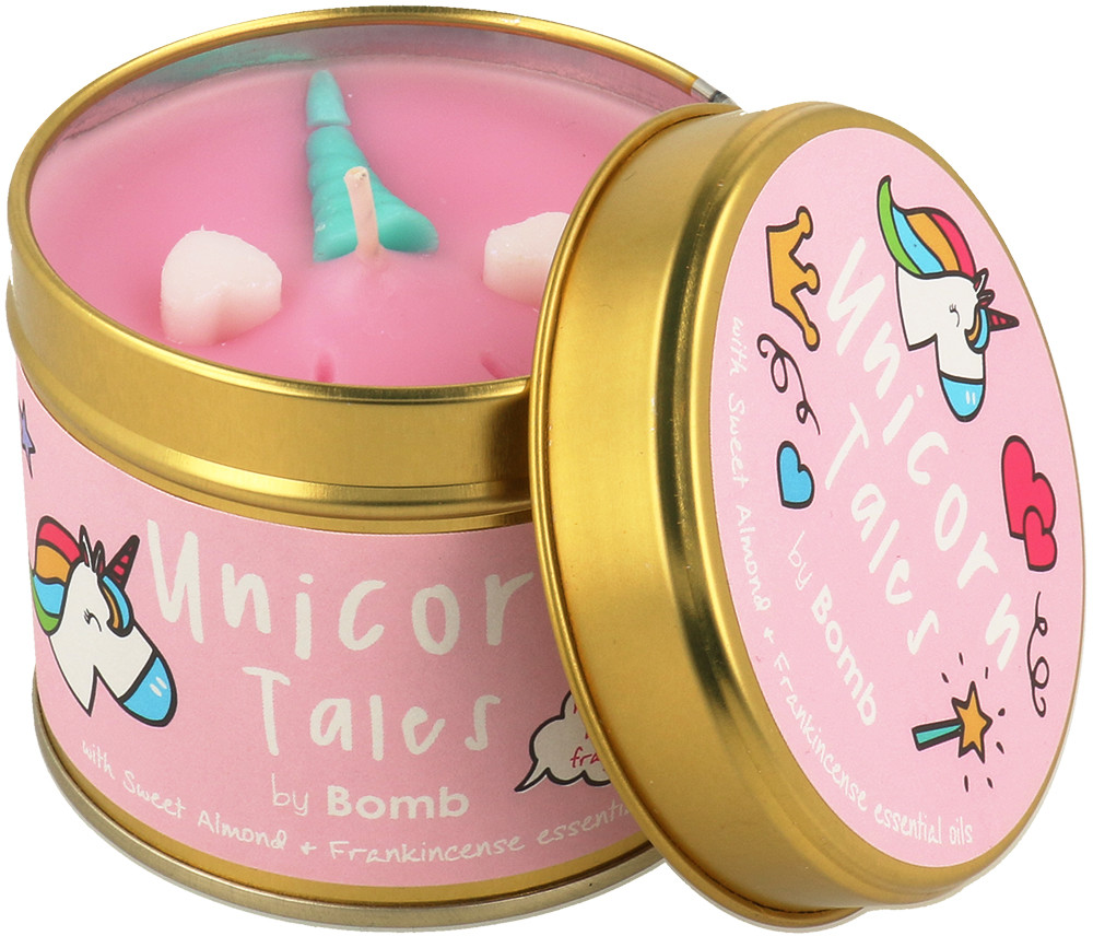 Bomb Cosmetics Ręcznie Wytwarzana Świeca Zapachowa W Puszce Unicorn Tales
