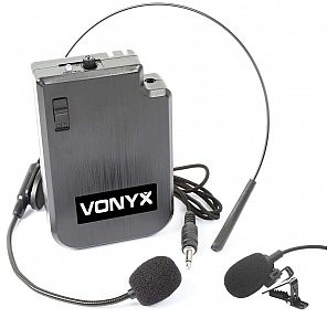 Vonyx VONYX VPS10BP Zestaw bezprzewodowy UHF Headset 863.200 MHz 170.045