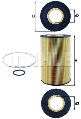 Knecht Filtr oleju OX 435D OX 435D