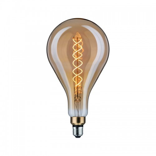 Paulmann LED BigDrop fil 390lm E27 1800 złota ściemnialna 7W doppel spiral 28592