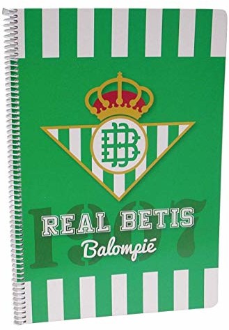 REAL BETIS BALOMPIE Real Betis Balompie notatnik Foolscap LF-01-BT