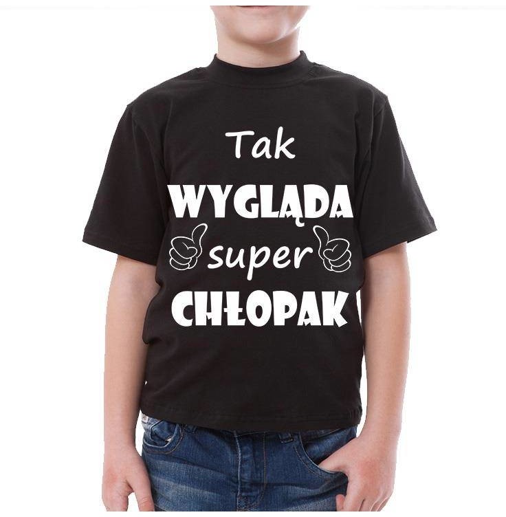 Poczpol Tak wygląda super chłopak - koszulka dziecięca PRZPOC-0-1816