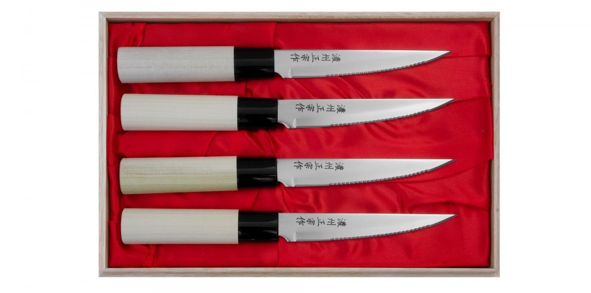 Satake Cutlery Satake Megumi Zestaw 4 noży do steków STEAK4P