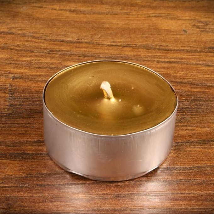 Magoi Agni Tealight - złota świeca z wosku (herbaciarka) 6 sztuk drim78kpl