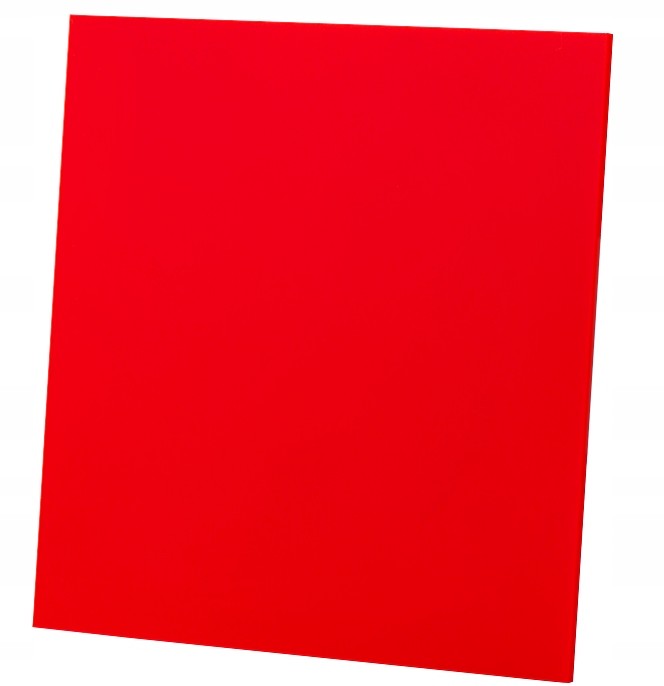 Parkanex wentylacyjna Drim czerwony połysk plexiglas