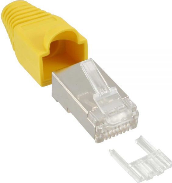 InLine InLine Wtyczka RJ45 8P8C żółty 10 szt 74510Y