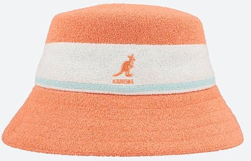 Kangol Kapelusz Bermuda Stripe Bucket K3326ST PEACH PINK K3326ST PEACH PINK
