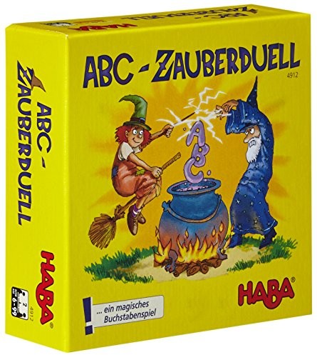 Haba 4912 ABC czar Duell, zabawę od 6 roku życia do uczenia się litera, idealny prezent dla szkół dla początkujących w szkole, podróży i gra do zabrania ze sobą