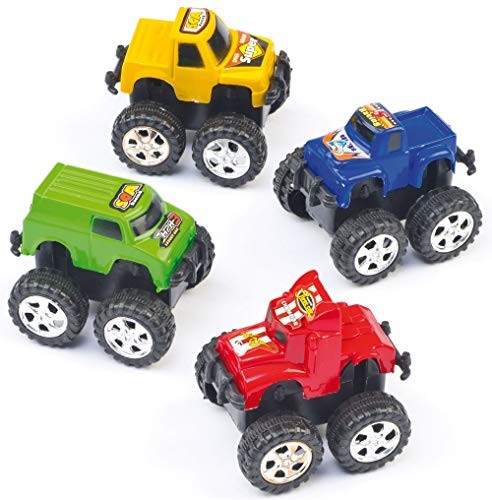 Baker Ross mini samochodziki naciągane Monster-Trucks (5 sztuk)