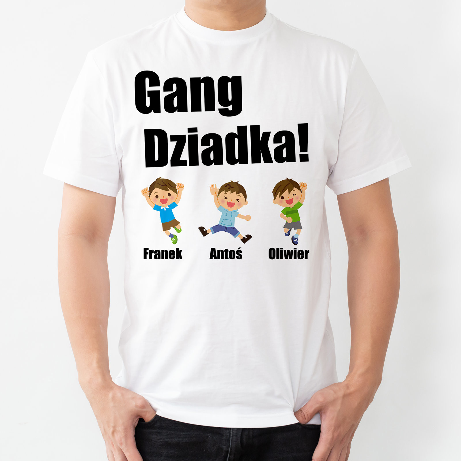 Poczpol Gang dziadka - koszulka męska 42678-A
