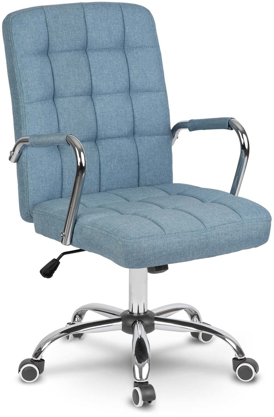 Sofotel Fotel biurowy materiałowy Benton niebieski 2434