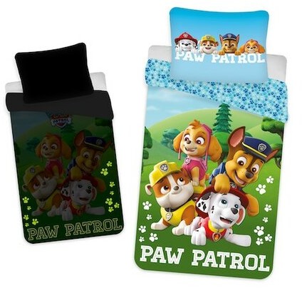 Dziecięca pościel bawełniana Paw Patrol, 140 x 200 cm, 70 x 90 cm