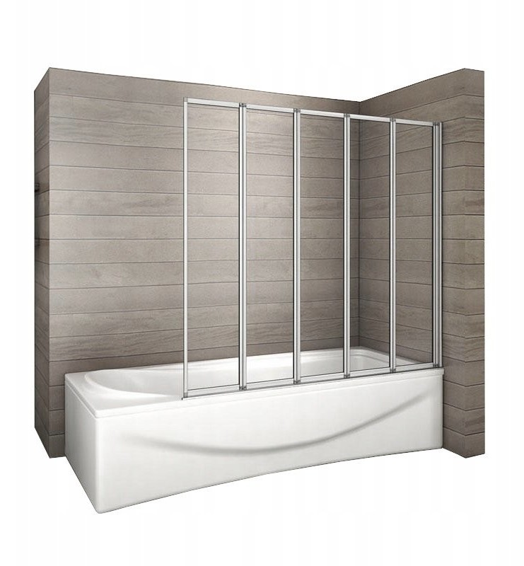 Rea łazienka z wyobraźnią Parawan nawannowy Idea 120x140 W0850