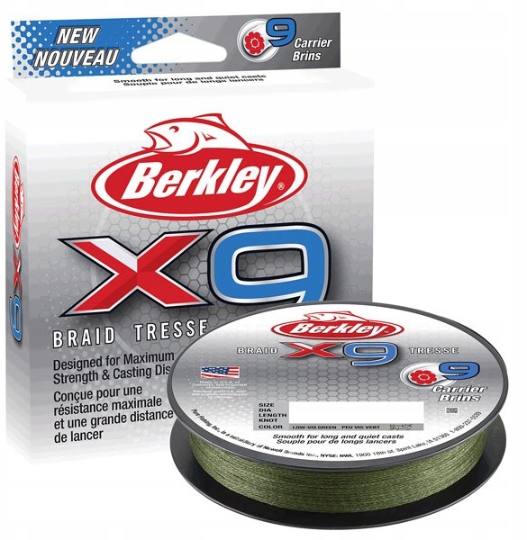 Berkley Plecionka X9 Braid Low Vis Green 0,17 150m