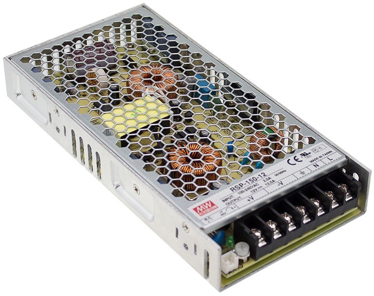 Mean Well Zasilacz RSP-150-12 12V/12.5A 150W PFC
