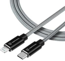 Zdjęcia - Kabel Fast  Tactical  Rope Aramid USB-C/Lightning MFi 0,3 m Szary 