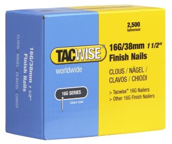 Tacwise Gwoździe tacwise 0296 ocynkowane ( G/38 mm ,2.500 sztuki na opakowanie) 0296