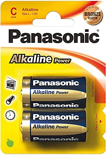 Panasonic LR 14 PAP baterie alkaliczne Baby C 1,5 V (2 sztuki) LR14A