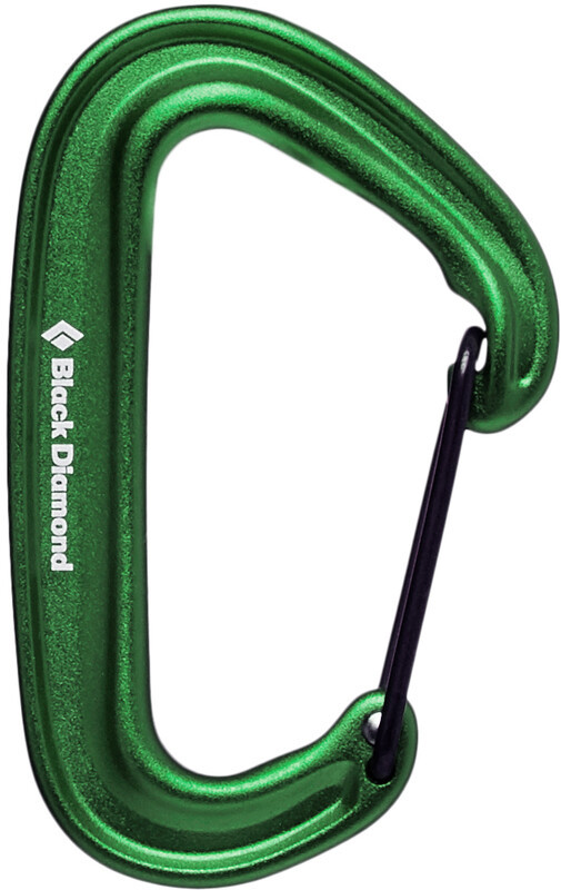 Black Diamond Miniwire Karabinek, green 2021 Karabinki niezakręcane BD2102353005ALL1