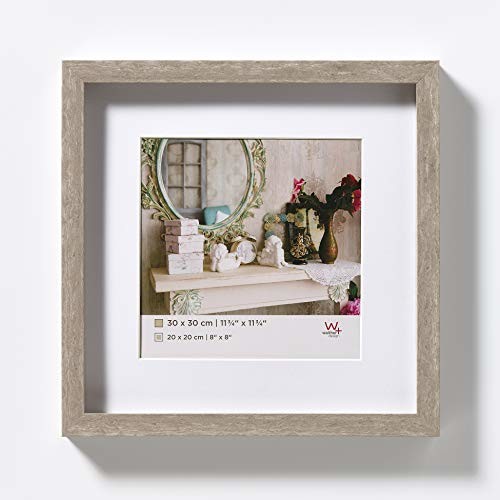 Walther Stockholm 3D drewniana rama 30 x 30 cm szara EA339D