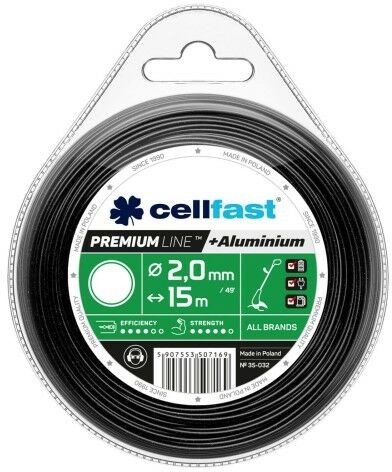 Żyłka tnąca PREMIUM  okrągła 2mm 15m zylk/cell35032