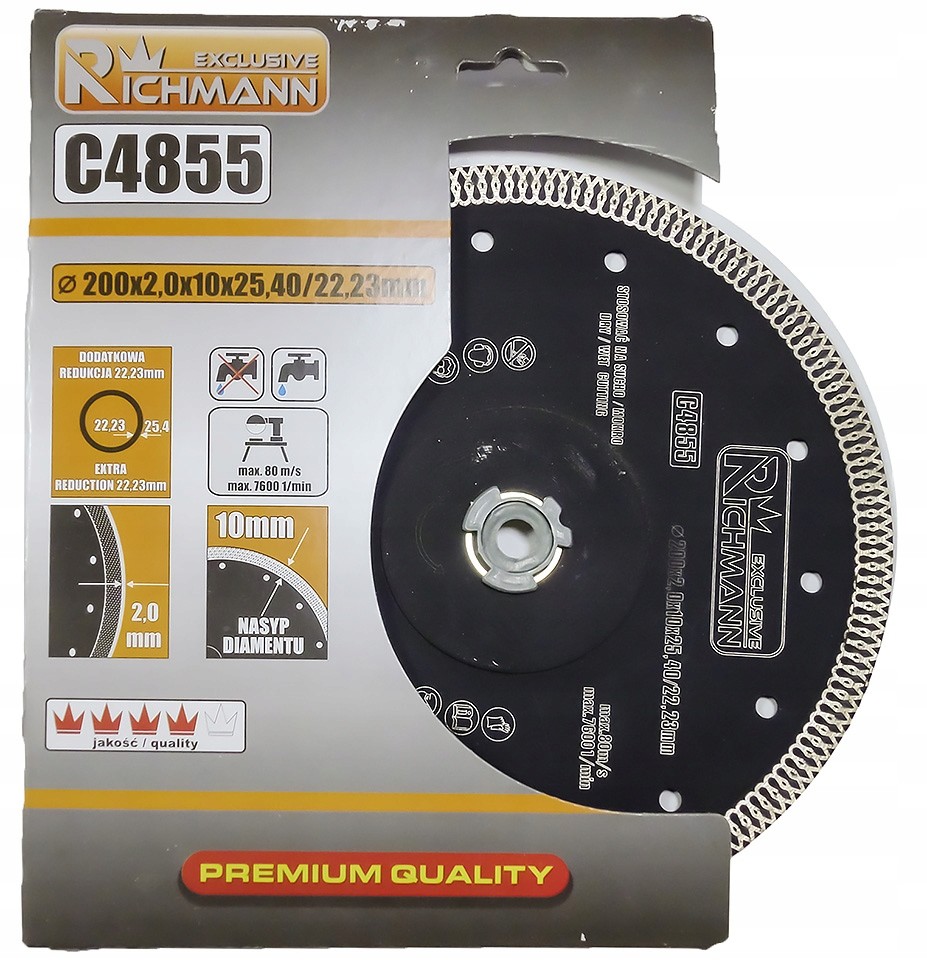 Tarcza Diamentowa Cienka 200 Corona C4855