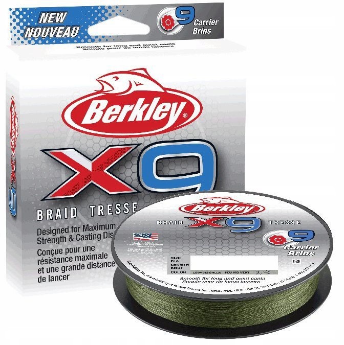 Berkley Plecionka X9 Braid Low Vis Green 0,12 150m