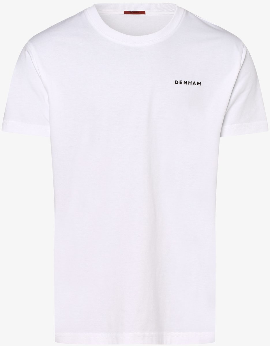 Denham T-shirt męski, biały