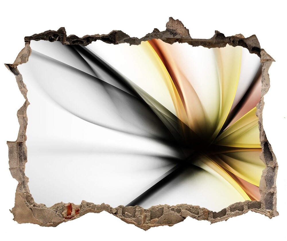 Wallmuralia.pl Samoprzylepna dziura naklejka Abstrakcja kwiat