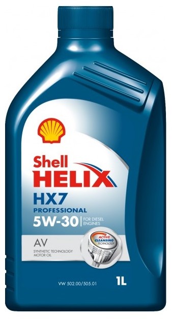 Shell OLEJ HELIX 5W30 HX7 PROFESSIONAL AV/DIESEL AV 1L POMPOWTRYSKIWACZE 550046311