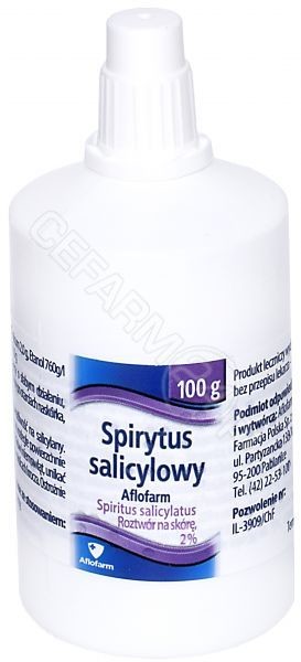 Aflofarm Spiritus salicylatus spirytus salicylowy 100 g