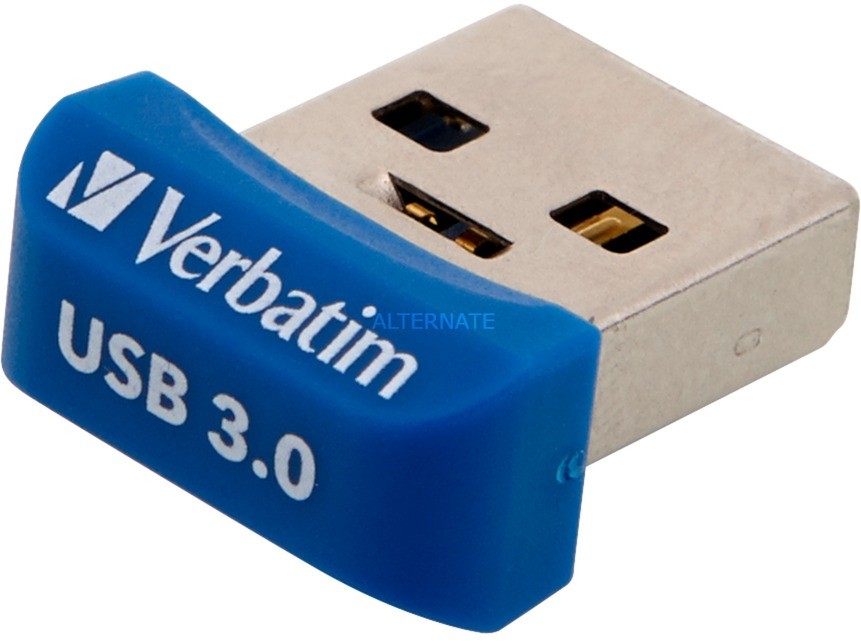 Verbatim Store 'n' Stay Nano pamięć USB 64 GB USB Typu-A 3.2 Gen 1 (3.1 Gen 1) Niebieski, Nośnik Pendrive USB