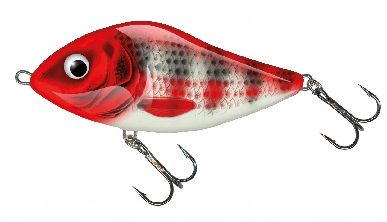 Salmo Wobler Slider 10cm/46g Red Head Stripper