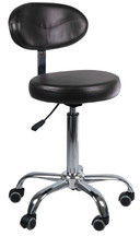 Beauty System Taboret kosmetyczny z opar. BD-9934 czarny BD-9934/144