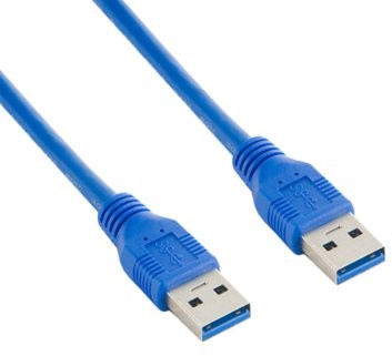 4World Kabel USB 3.0 męskie - męskie1 mniebieski 08937