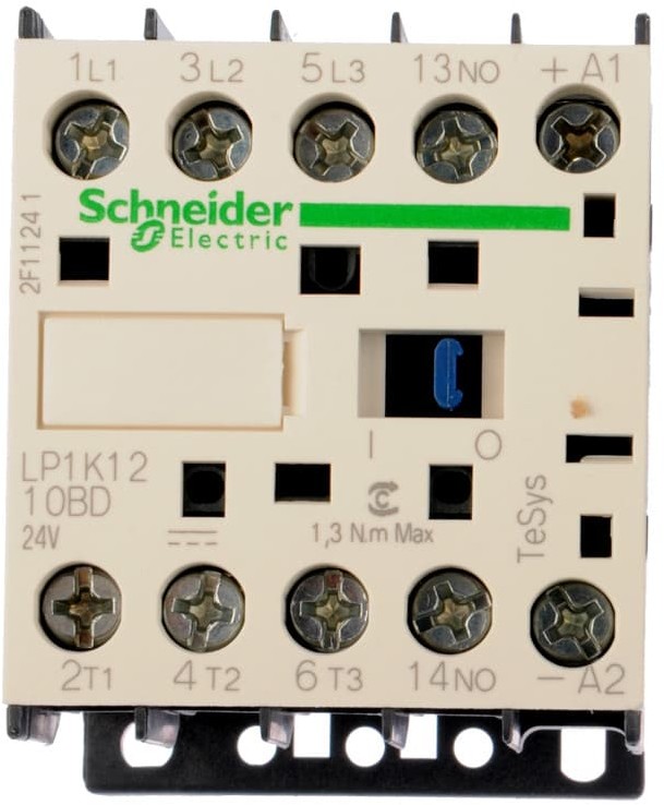 Schneider Electric Stycznik mocy 12A 3P 24V DC 1Z 0R LP1K1210BD