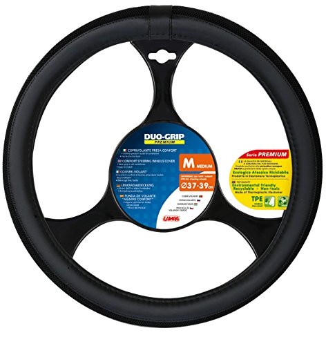 Lampa 33141 Duo-Grip pokrowiec na kierownicę, czarny, M 37-39 cm 33141