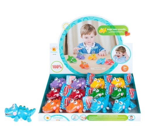 Mega Creative Zab Nakr Zwierz Krokodyl 10cm Disp12/180/360