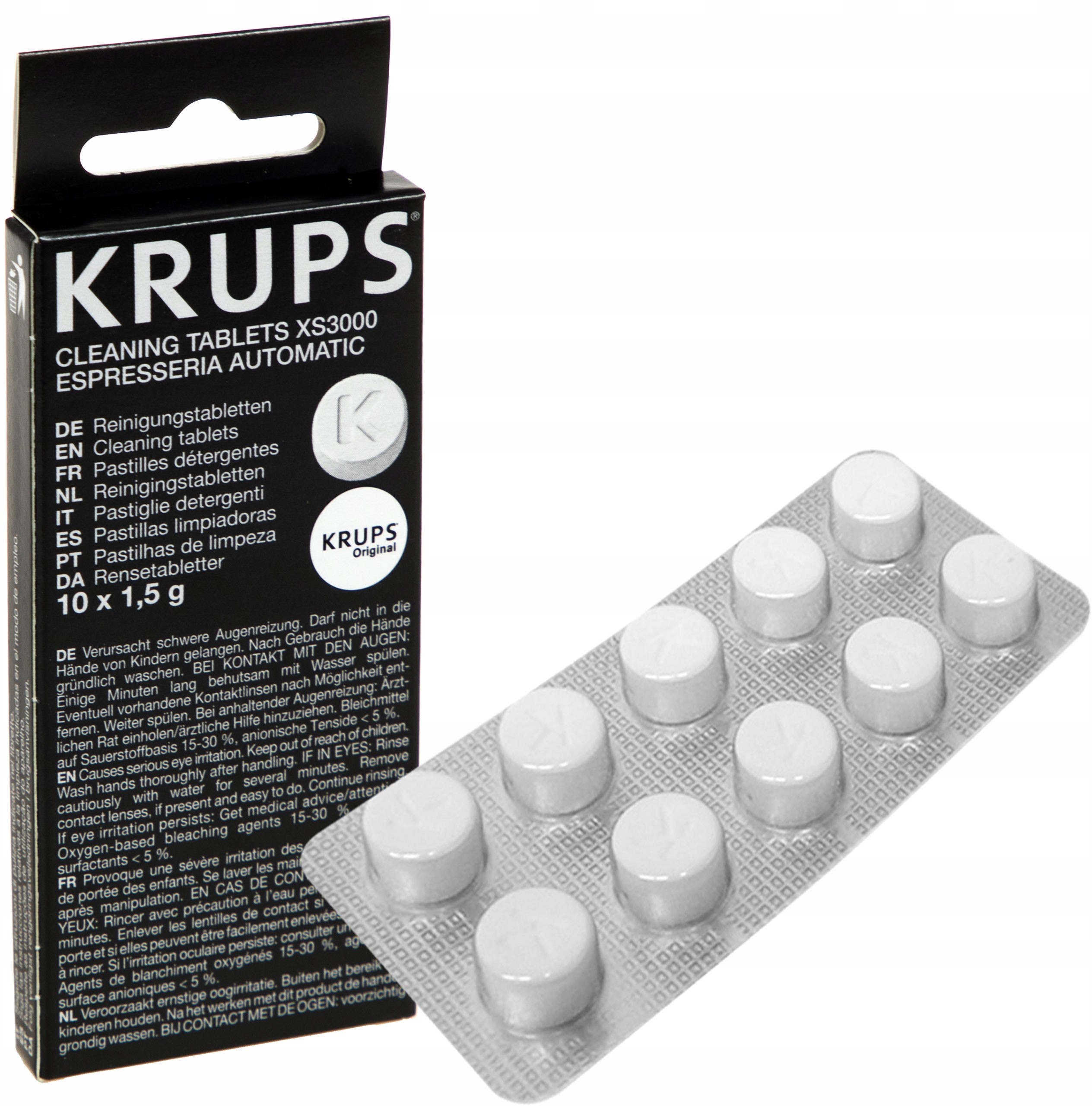 Krups Tabletki Czyszczące Ekspres XS3000 Oryginał