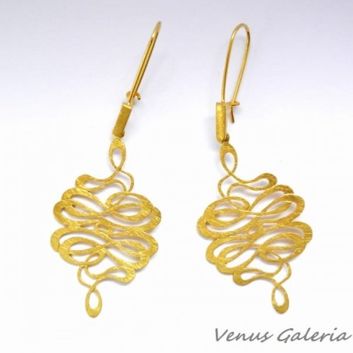 Kolczyki małe - Złote esyfloresy II 374