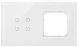 Simon Panel dotykowy Simon 54 Touch DSTR240/70 2 moduły 4 pola dotykowe otwór na osprzęt Simon 54 biała perła DSTR240/70