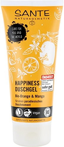 Sante Naturkosmetik Sante naturalny kosmetyki Happiness żel pod prysznic,  cz. paczka (2 X 200 G) 44094