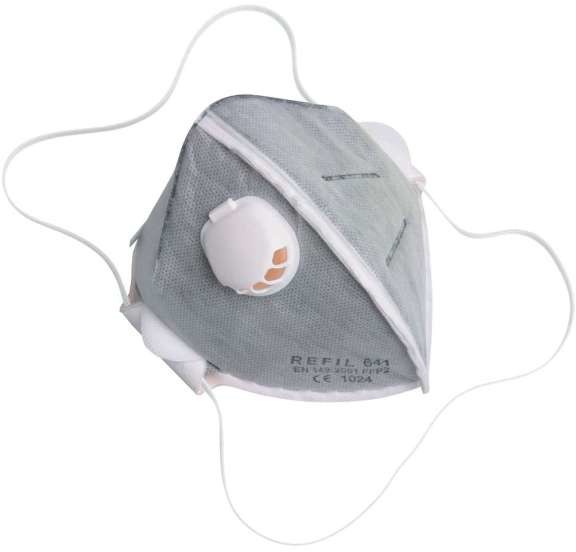 REFIL REFIL 641 - składany respirator + zawór P2.