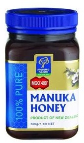 Manuka Health Miody Manuka Miód Manuka MGO 400+ 500g) Miód Manuka z Nowej Zalandii Miód Manuka ponad 400 MGO MM1